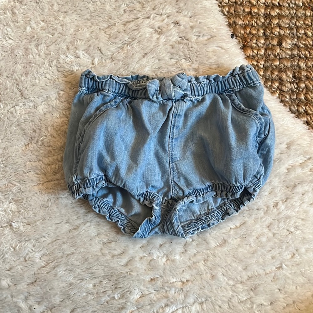 💙 baby gap denim shorties